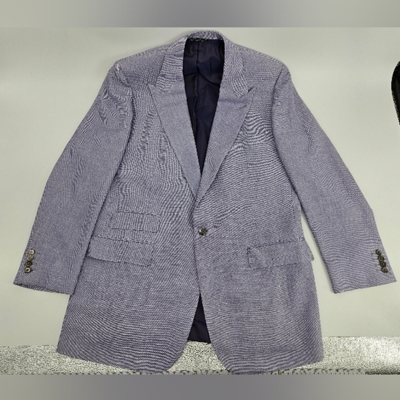 Joseph Scafidi Light PURPLE Bespoke Suit Jacket Blazer Sports Coat sz 44 L
